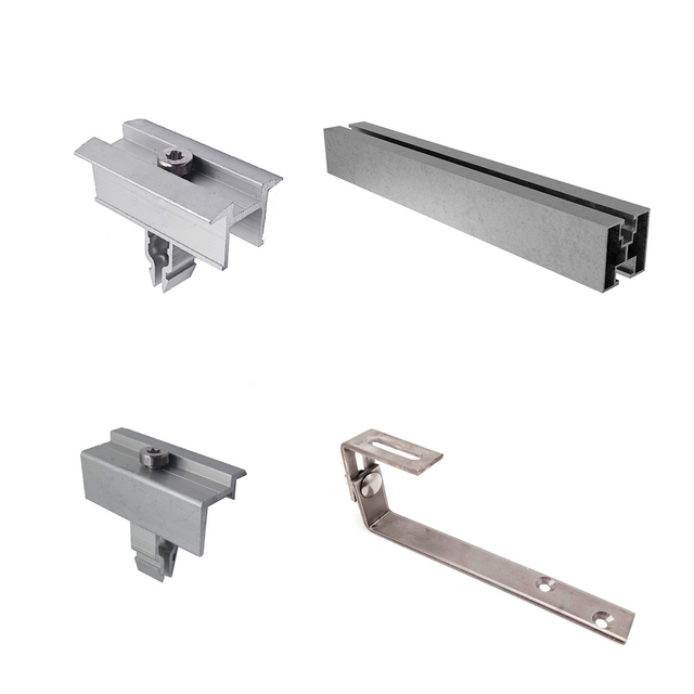 براکت نصب پنل خورشیدی با قلاب سقف کاشی برای سازه نصب سقف شینگل آسفالت 