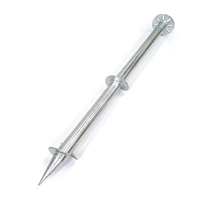 چین HDG هلیکال زمین لنگر پره های مارپیچی شفت گرد پیچ ​​زمین زمین