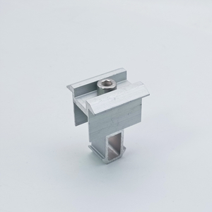 براکت فتوولتائیک سقف آلومینیومی نصب پنل خورشیدی PV MID گیره