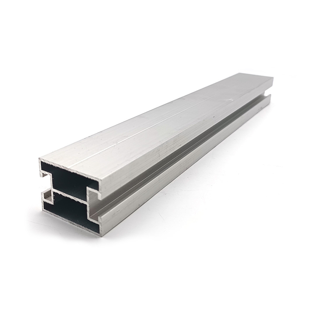 Sistem Pemasangan Panel Surya Kit Pemasangan PV Rel Profil Aluminium Ekstrusi yang Disesuaikan