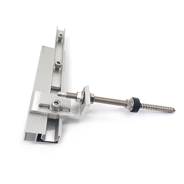 Металл холбох хэрэгслүүд Нарны дээвэр дээр суурилуулсан хөнгөн цагаан хайлш L хөлийн хаалт