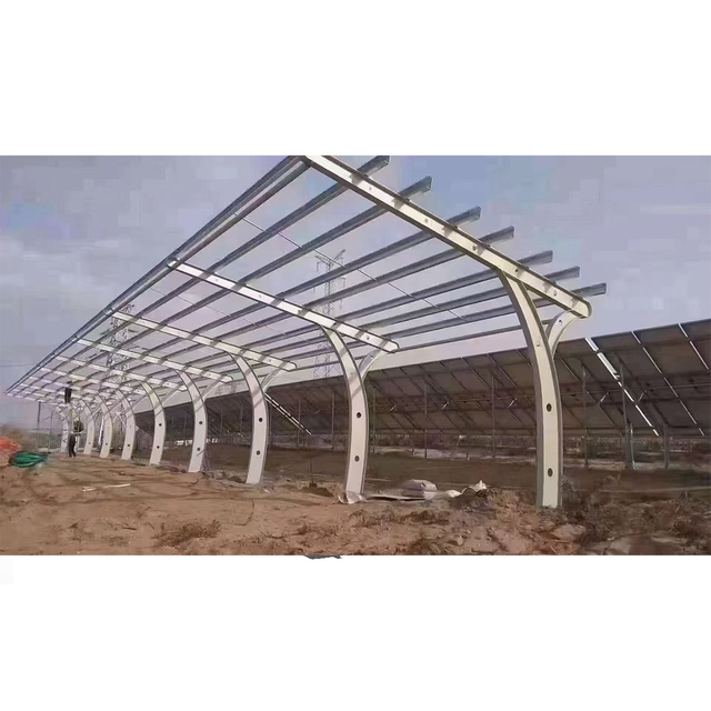 Набір для монтажу в стійку для навісу для автомобіля PV сонячна панель Система для встановлення навісу для автомобіля Енергетична система в стійку