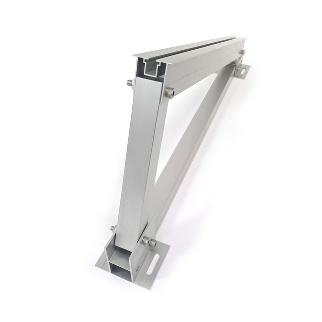 Сонячний кронштейн Алюмінієвий баластний трикутник для сонячної системи електропостачання на даху 