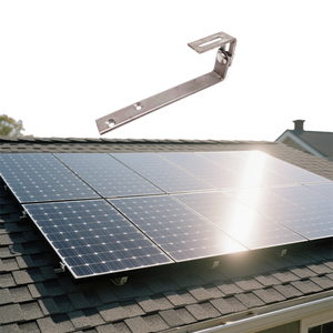 دعامة تركيب الألواح الشمسية مع خطاف سقف القرميد لهيكل تركيب سقف الألواح الإسفلتية 