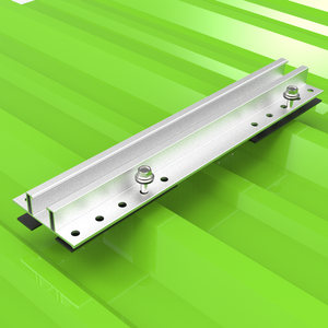 Хөнгөн цагаан нарны дагалдах хэрэгсэл хавчаар иж бүрдэл Нарны дээвэр металл холбох систем