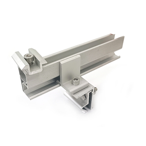 پایه های فلزی انرژی خورشیدی اتصالات گیره سقف آلومینیومی براکت خورشیدی