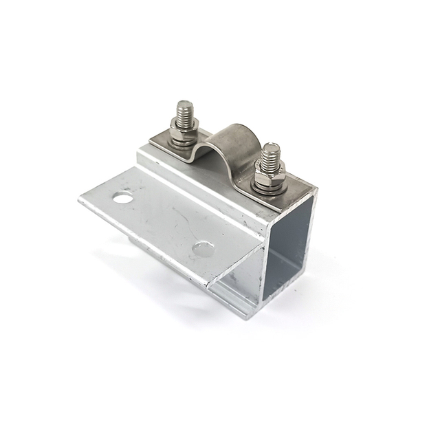 الصين مصنع الألومنيوم الطاقة الشمسية الكهروضوئية تصاعد المشبك OEM نهاية المشبك