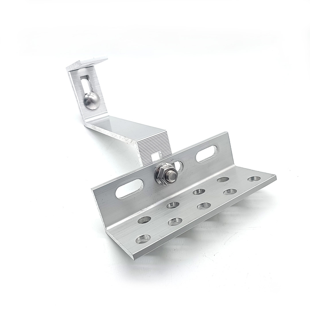 Регулируемый алюминиевый крюк для крепления солнечной панели на крыше черепицы